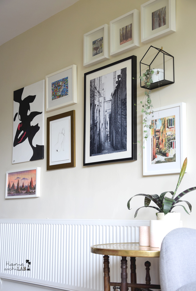 wall with pictures