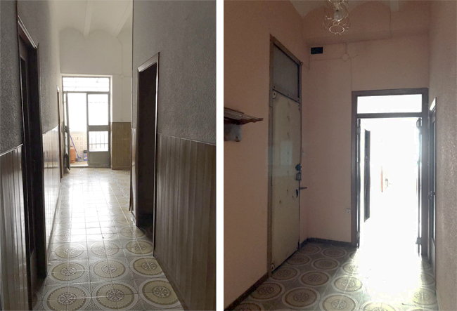 Antes y después reforma piso