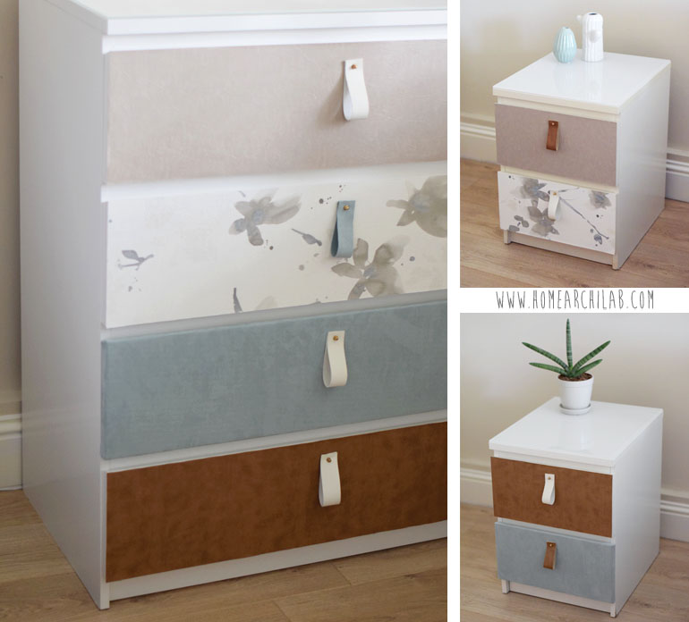 antes y despues comoda malm ikea
