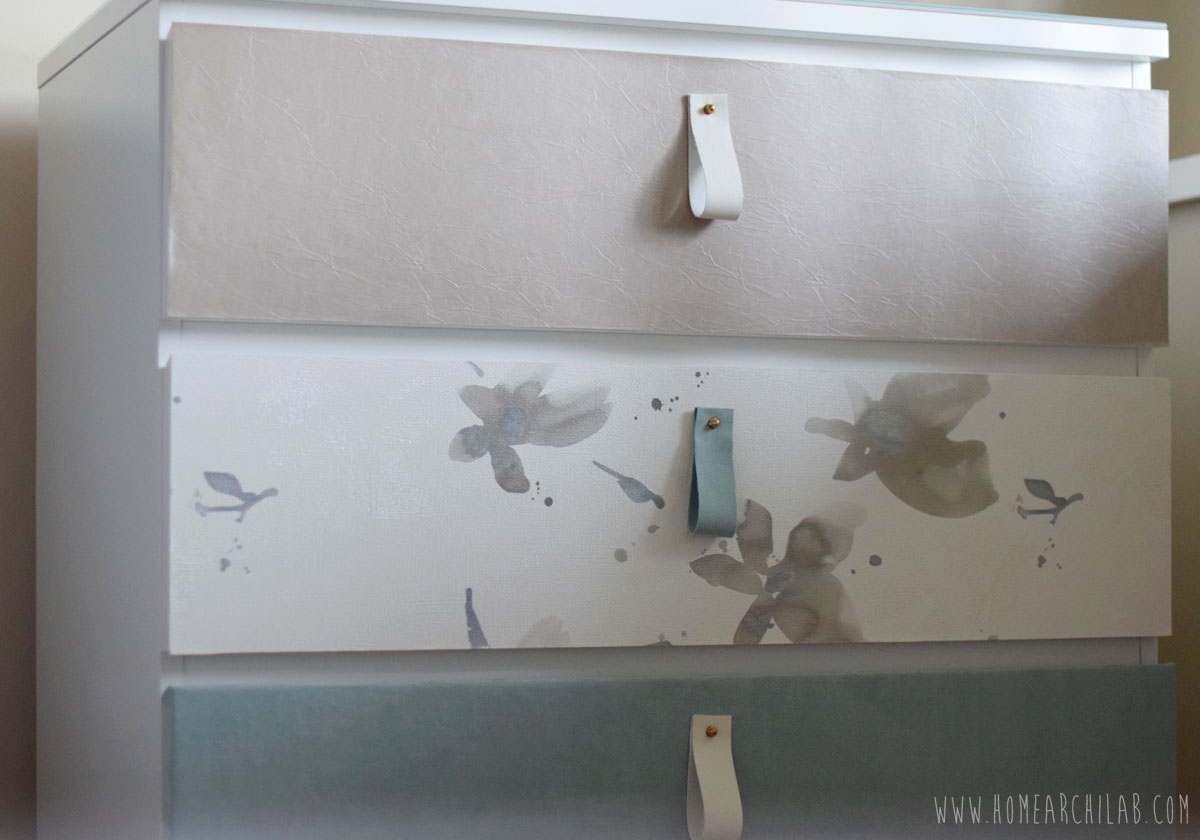 comoda malm con texturas