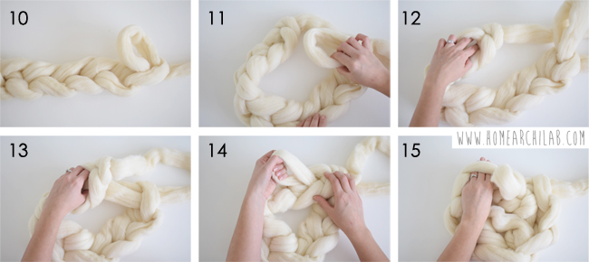 como hacer cojines de lana xxl