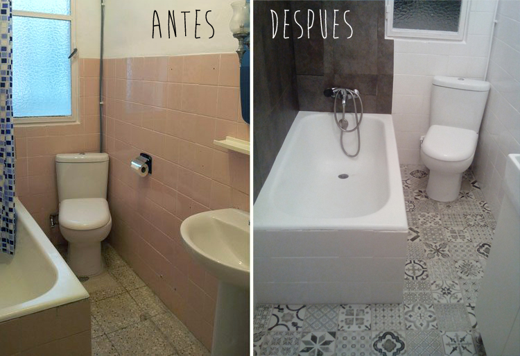 reforma sin obras de un baño