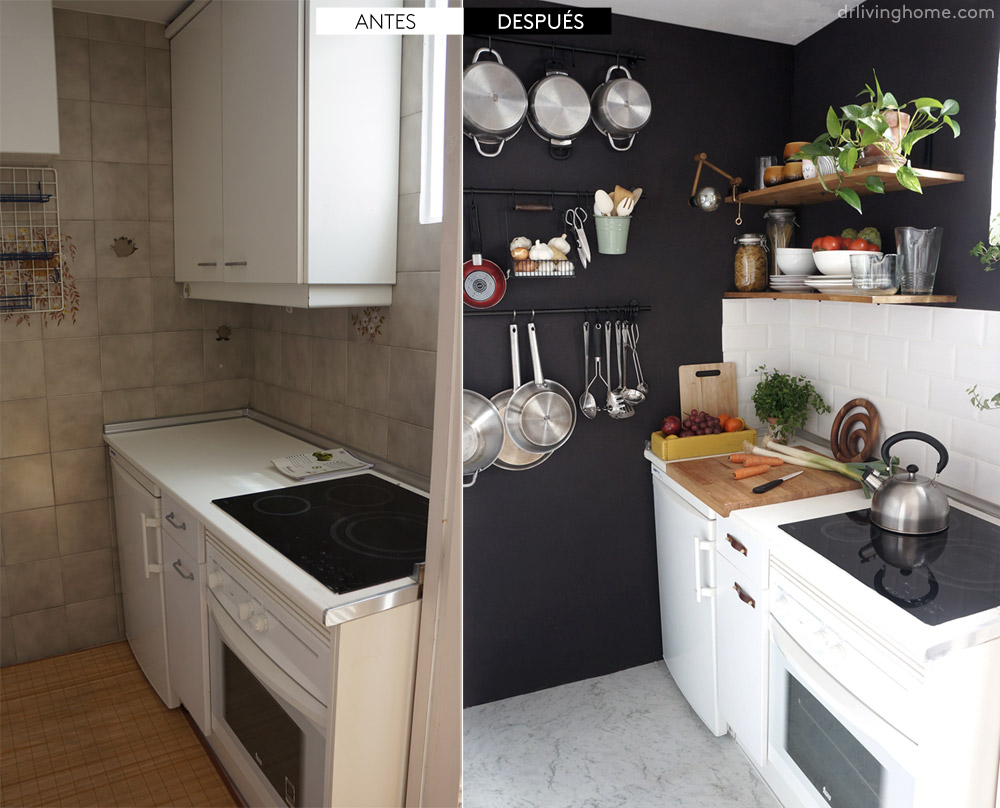 antes y después piso de alquiler