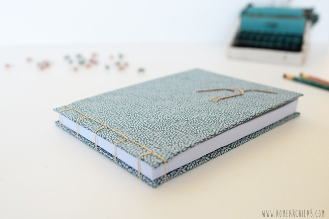 cuaderno con encuadernacion japonesa paso a paso