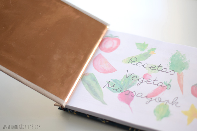 libro recetas scrapbooking