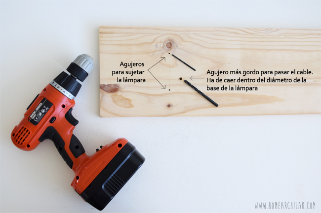diy lampara de mesa