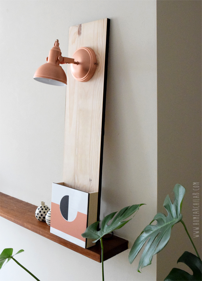 diy lampara de mesa