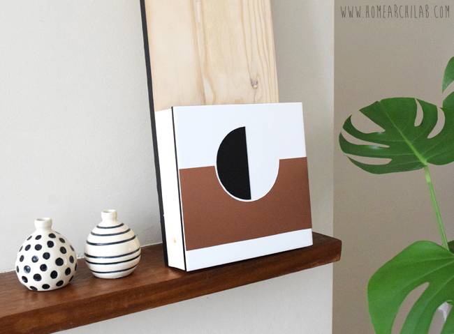 diy lampara de lectura con cajon organizador