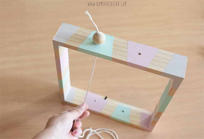 diy marco decorativo con pajaritos
