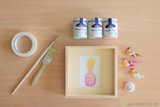 diy marco decorativo infantil