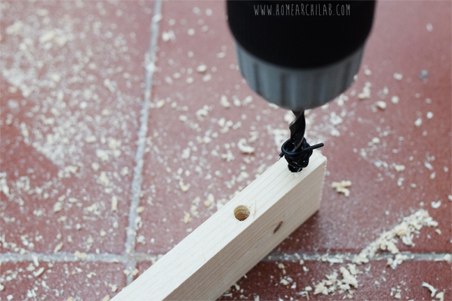 DIY mesitas de noche rústicas