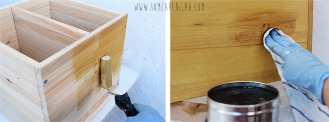 DIY mesitas de noche vintage