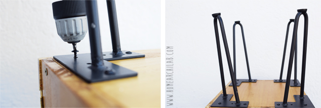 DIY mesitas de noche vintage