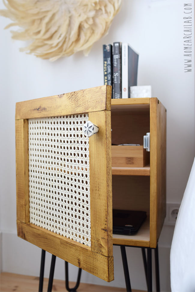 DIY mesitas de noche vintage