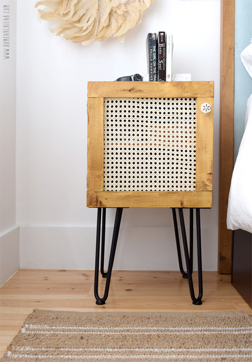 DIY mesitas de noche vintage
