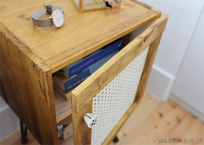 DIY mesitas de noche vintage