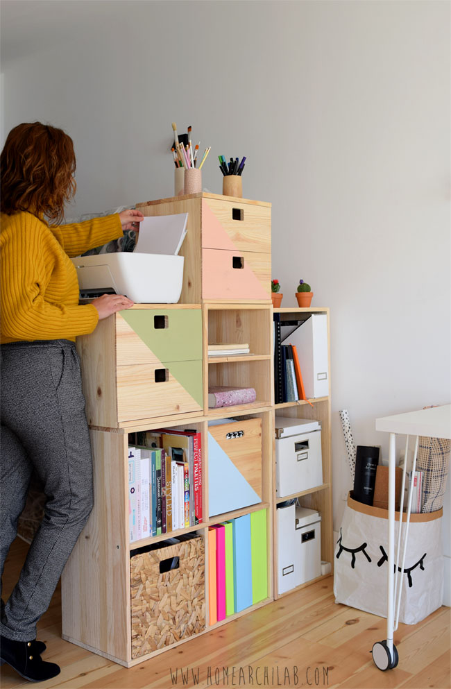 estantería modular