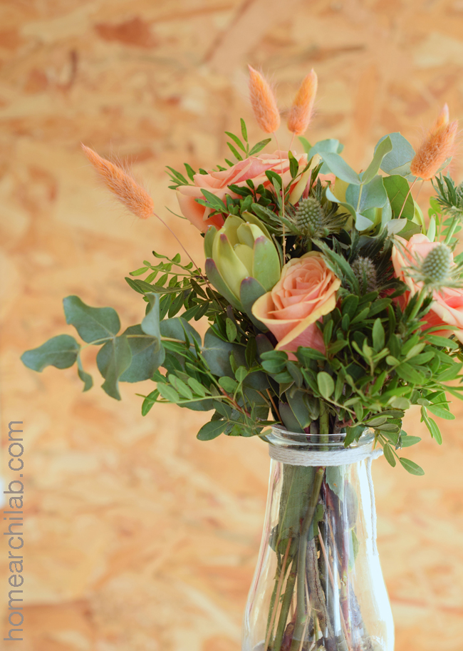 flores y plantas en casa