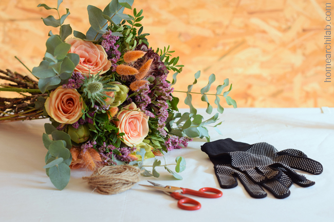 flores y plantas en casa