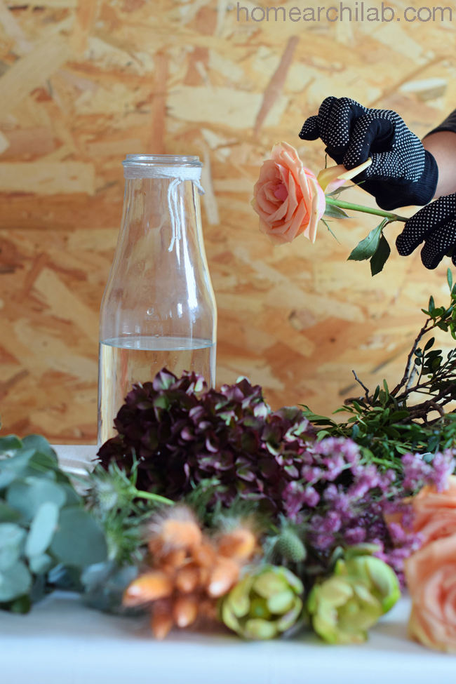 flores y plantas en casa