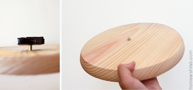diy reloj de pared