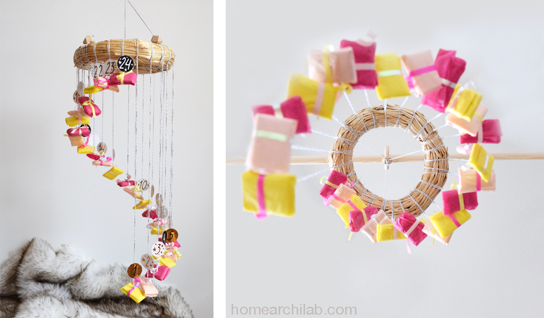 calendario de adviento diy