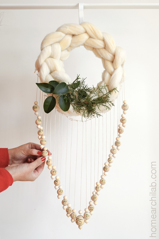 calendario de adviento diy