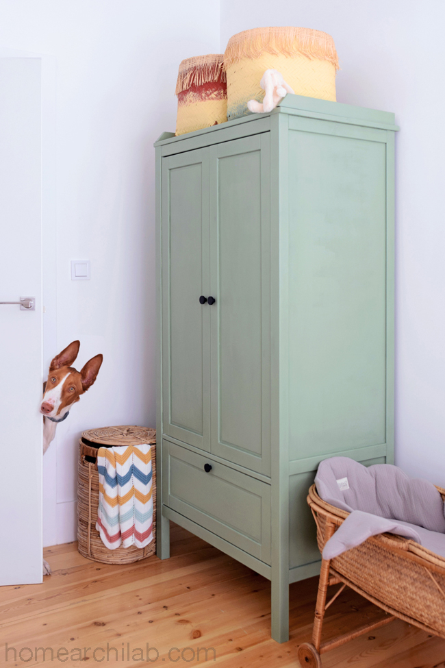 armario vintage habitación infantil diy