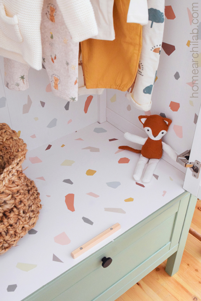 armario vintage habitación infantil diy