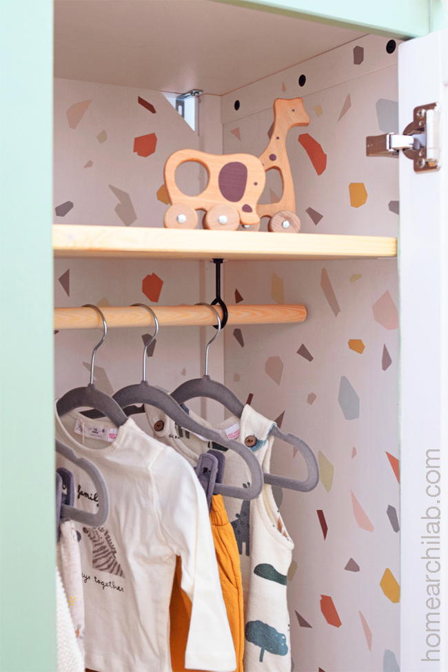armario vintage habitación infantil diy