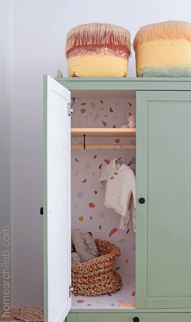 armario vintage habitación infantil diy