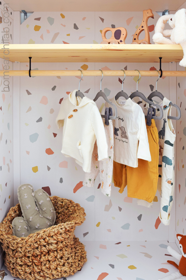 armario vintage habitación infantil