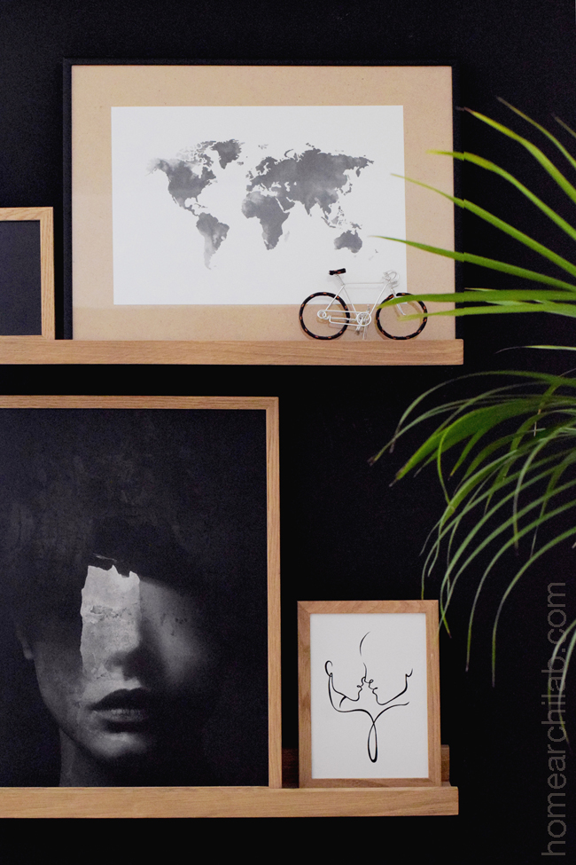 gallery wall sobre soportes