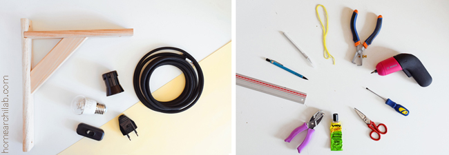 lámpara de origami DIY