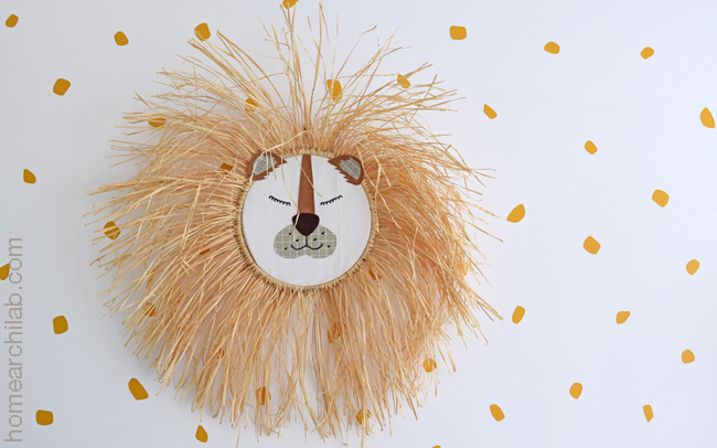 cabeza de león diy